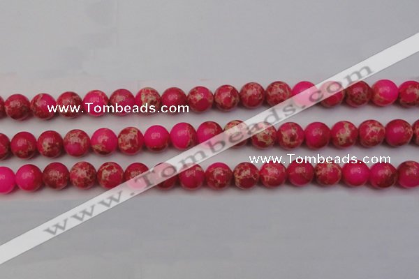 CDE2014 15.5 inches 10mm round dyed sea sediment jasper beads