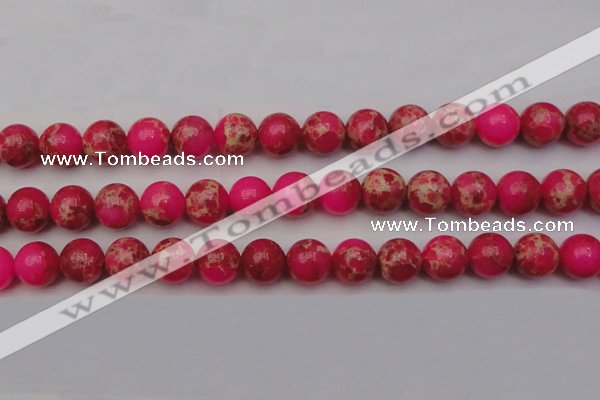 CDE2017 15.5 inches 16mm round dyed sea sediment jasper beads