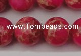 CDE2019 15.5 inches 20mm round dyed sea sediment jasper beads