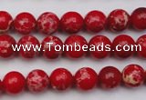 CDE2022 15.5 inches 4mm round dyed sea sediment jasper beads