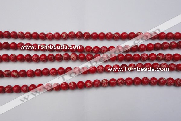 CDE2023 15.5 inches 6mm round dyed sea sediment jasper beads