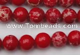 CDE2024 15.5 inches 8mm round dyed sea sediment jasper beads