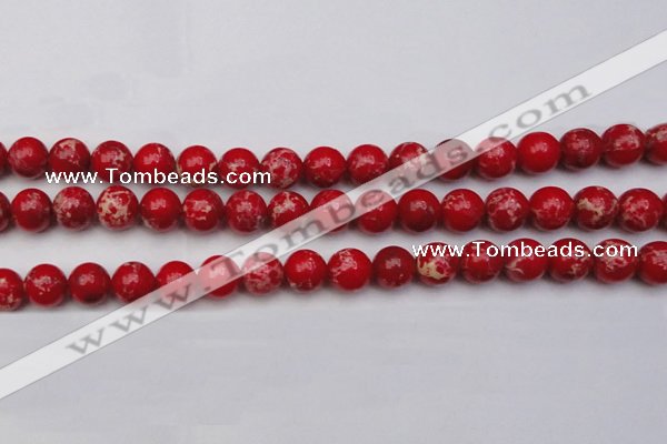 CDE2025 15.5 inches 10mm round dyed sea sediment jasper beads