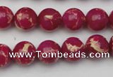 CDE2035 15.5 inches 8mm round dyed sea sediment jasper beads