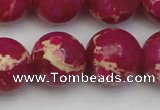 CDE2041 15.5 inches 20mm round dyed sea sediment jasper beads