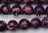 CDE2048 15.5 inches 12mm round dyed sea sediment jasper beads