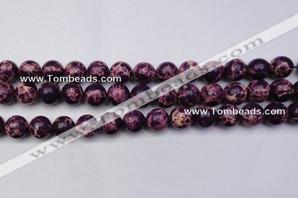 CDE2050 15.5 inches 16mm round dyed sea sediment jasper beads