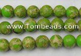 CDE2067 15.5 inches 6mm round dyed sea sediment jasper beads