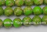 CDE2068 15.5 inches 8mm round dyed sea sediment jasper beads