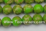 CDE2069 15.5 inches 10mm round dyed sea sediment jasper beads