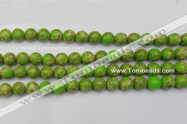 CDE2072 15.5 inches 16mm round dyed sea sediment jasper beads