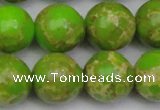 CDE2074 15.5 inches 20mm round dyed sea sediment jasper beads