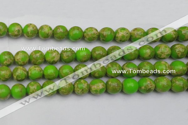 CDE2074 15.5 inches 20mm round dyed sea sediment jasper beads