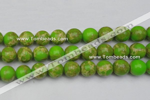 CDE2076 15.5 inches 24mm round dyed sea sediment jasper beads