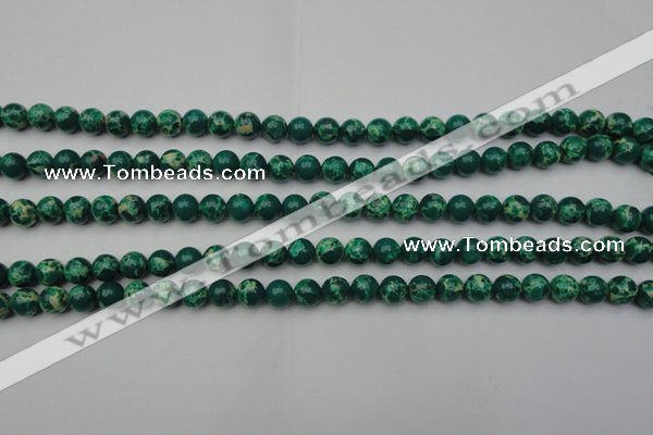 CDE2078 15.5 inches 6mm round dyed sea sediment jasper beads