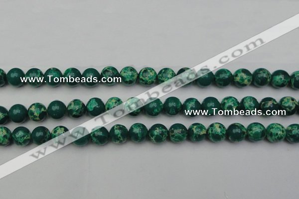 CDE2081 15.5 inches 12mm round dyed sea sediment jasper beads