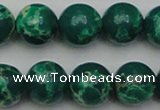 CDE2082 15.5 inches 14mm round dyed sea sediment jasper beads