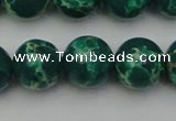 CDE2083 15.5 inches 16mm round dyed sea sediment jasper beads