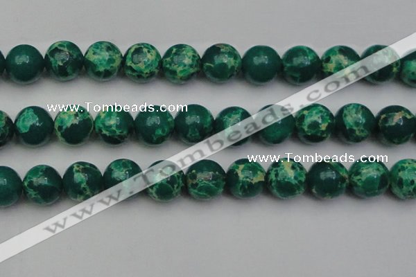 CDE2086 15.5 inches 22mm round dyed sea sediment jasper beads