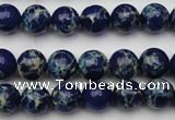 CDE2089 15.5 inches 6mm round dyed sea sediment jasper beads