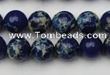 CDE2091 15.5 inches 10mm round dyed sea sediment jasper beads