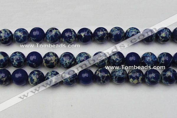 CDE2096 15.5 inches 20mm round dyed sea sediment jasper beads