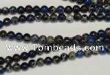 CDE220 15.5 inches 4mm round dyed sea sediment jasper beads