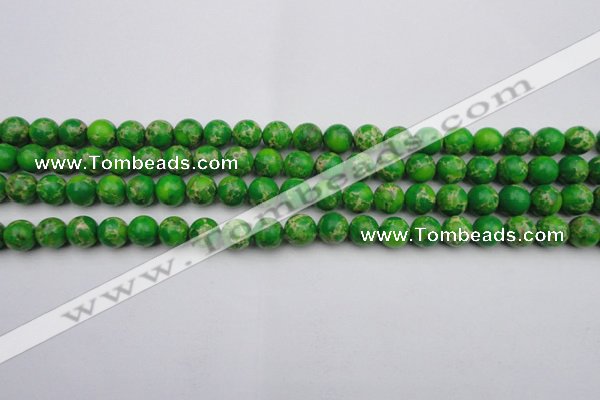 CDE2221 15.5 inches 6mm round dyed sea sediment jasper beads