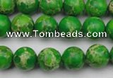 CDE2222 15.5 inches 8mm round dyed sea sediment jasper beads