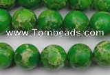 CDE2223 15.5 inches 10mm round dyed sea sediment jasper beads