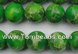 CDE2224 15.5 inches 12mm round dyed sea sediment jasper beads