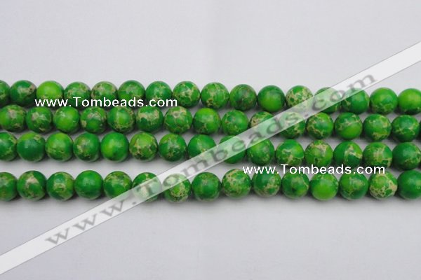 CDE2224 15.5 inches 12mm round dyed sea sediment jasper beads