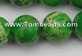 CDE2228 15.5 inches 20mm round dyed sea sediment jasper beads