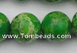 CDE2229 15.5 inches 22mm round dyed sea sediment jasper beads