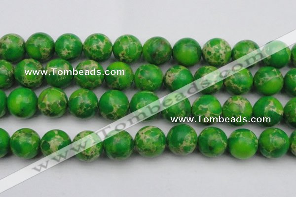 CDE2229 15.5 inches 22mm round dyed sea sediment jasper beads
