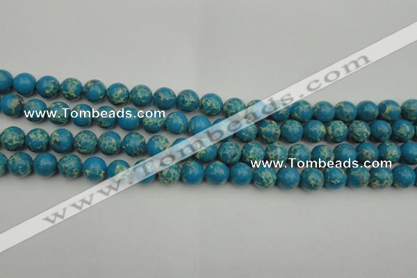 CDE2233 15.5 inches 8mm round dyed sea sediment jasper beads