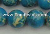 CDE2239 15.5 inches 20mm round dyed sea sediment jasper beads