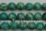 CDE2242 15.5 inches 4mm round dyed sea sediment jasper beads