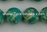 CDE2249 15.5 inches 18mm round dyed sea sediment jasper beads