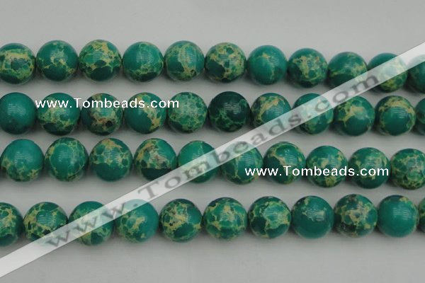 CDE2250 15.5 inches 20mm round dyed sea sediment jasper beads