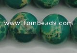 CDE2251 15.5 inches 22mm round dyed sea sediment jasper beads