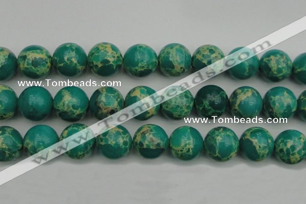 CDE2251 15.5 inches 22mm round dyed sea sediment jasper beads