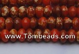 CDE2601 15.5 inches 7*10mm rondelle dyed sea sediment jasper beads