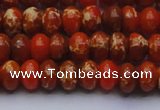 CDE2603 15.5 inches 10*14mm rondelle dyed sea sediment jasper beads