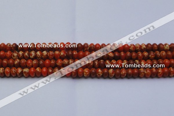 CDE2604 15.5 inches 12*16mm rondelle dyed sea sediment jasper beads