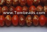 CDE2606 15.5 inches 15*20mm rondelle dyed sea sediment jasper beads