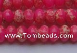 CDE2612 15.5 inches 12*16mm rondelle dyed sea sediment jasper beads