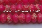 CDE2613 15.5 inches 13*18mm rondelle dyed sea sediment jasper beads