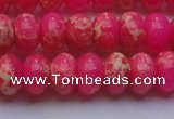 CDE2614 15.5 inches 15*20mm rondelle dyed sea sediment jasper beads