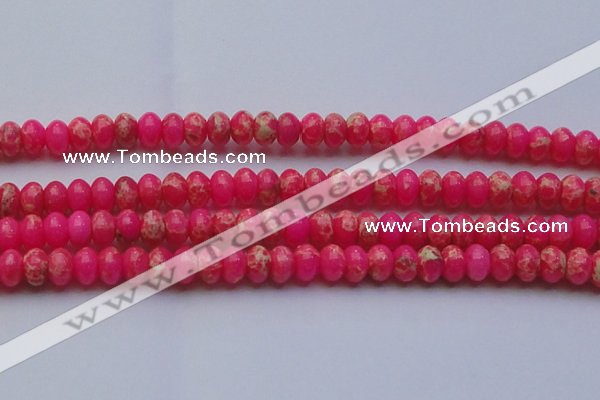 CDE2614 15.5 inches 15*20mm rondelle dyed sea sediment jasper beads